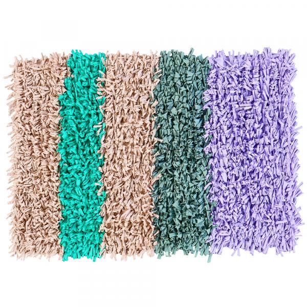 Rectangle Shag Cotton Mat