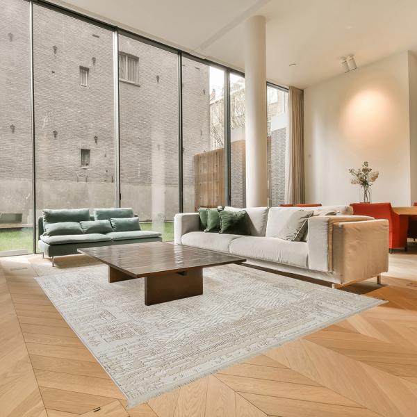 HAPPINESS Abstract Rectangle Carpet