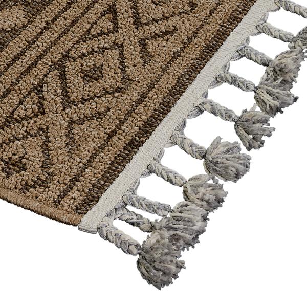 سجادة مستطيلة سيزال هندسي