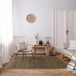 سجادة مستطيلة سيزال هندسي